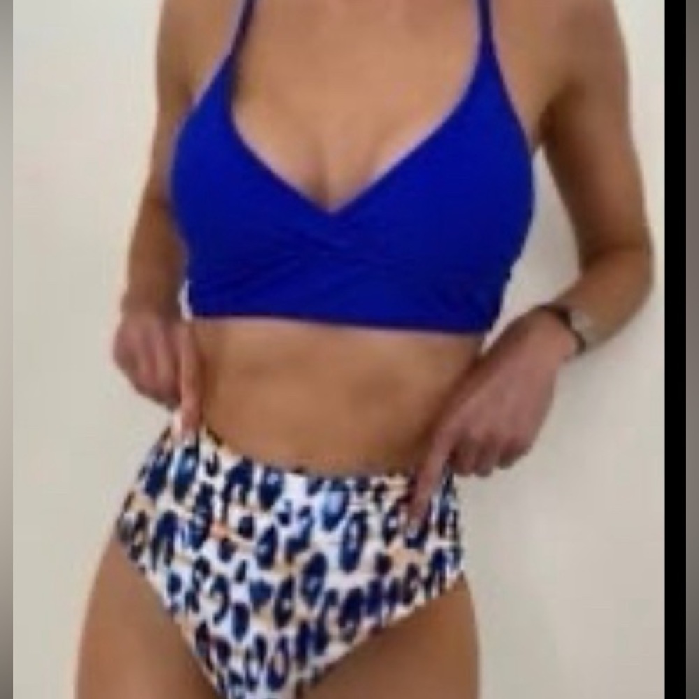 High waisted bikini set